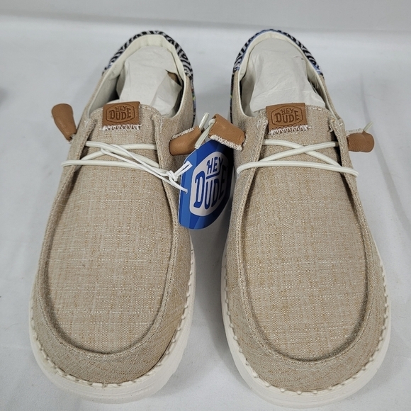 Hey Dude Wendy Funk Crafted Serape Stripe Women's Casual Shoe Size 7 New In Box - Picture 2 of 11